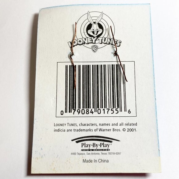 Vintage Sylvester Tweety Bird Zipper Pull Purse Charm Looney Tunes Warner Bros. - Picture 7 of 9